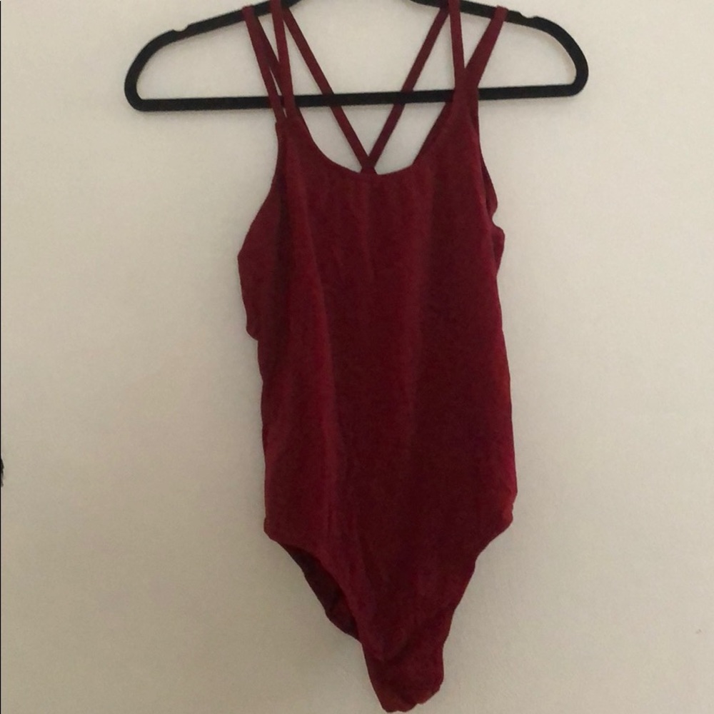 Red leotard